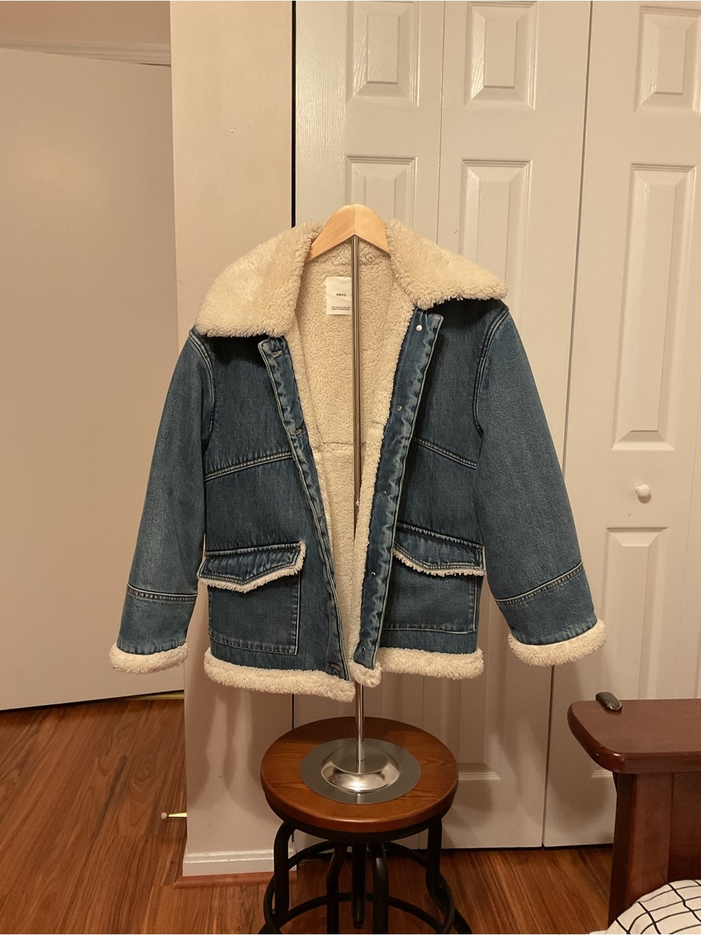 Mango women’s Denim Jacket - Blue - Picture 1 of 10